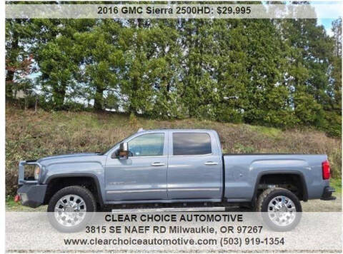 2016 GMC Sierra 2500HD Denali