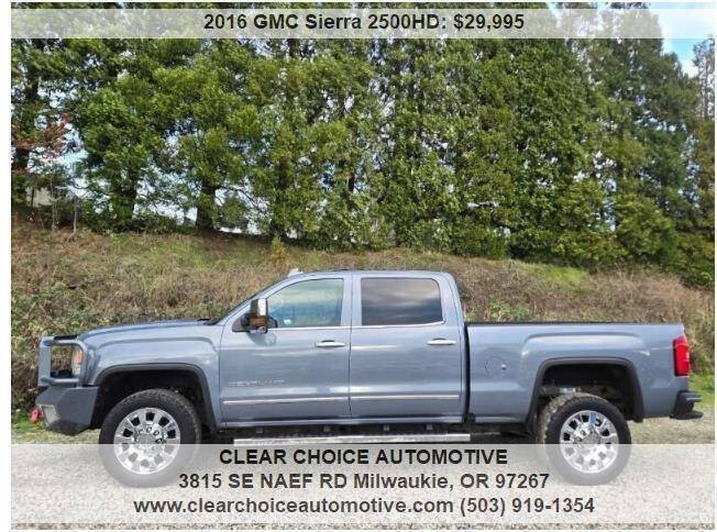 2016 GMC Sierra 2500HD Denali