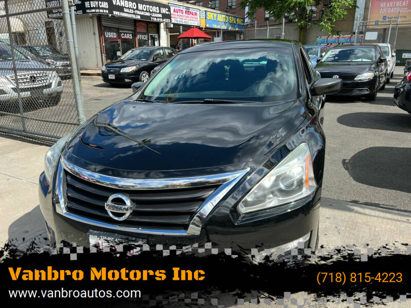 2015 Nissan Altima for sale at Vanbro Motors Inc in Staten Island NY