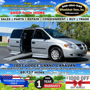 2003 Dodge Grand Caravan for sale at Wheelchair Vans Inc in Laguna Hills CA