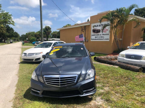 2012 Mercedes-Benz E-Class for sale at Palm Auto Sales in West Melbourne FL