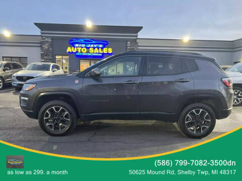 2021 Jeep Compass for sale at BIG JAY'S AUTO SALES in Shelby Township MI