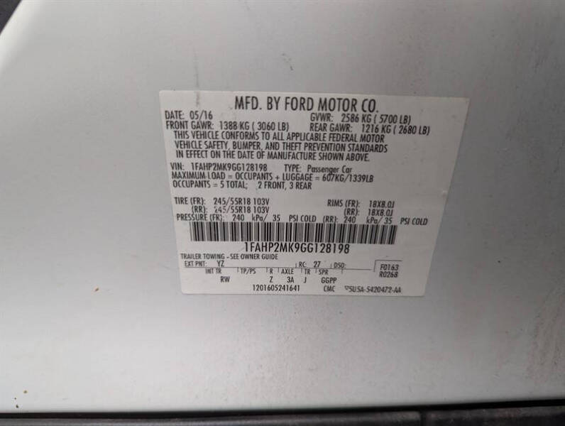 2016 Ford Taurus Police Interceptor