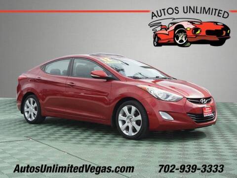 2012 Hyundai Elantra for sale at Autos Unlimited in Las Vegas NV