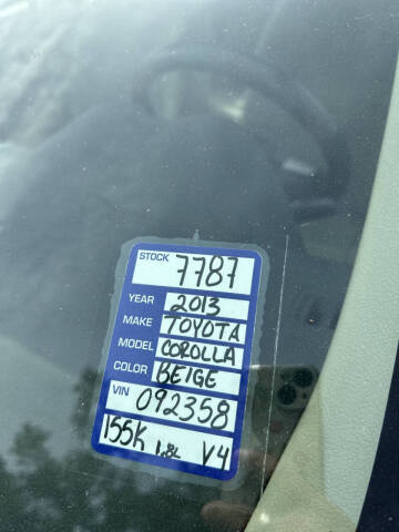 2013 Toyota Corolla LE