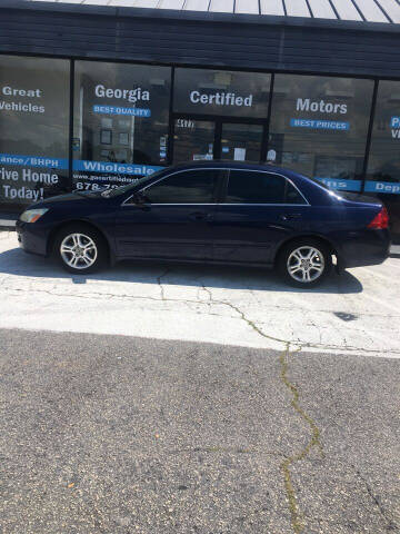 2007 Honda Accord for sale at Georgia Certified Motors in Stockbridge GA