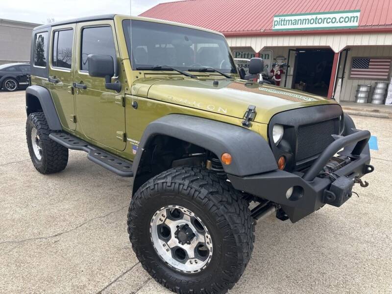 2008 Jeep Wrangler Unlimited for sale at PITTMAN MOTOR CO in Lindale TX