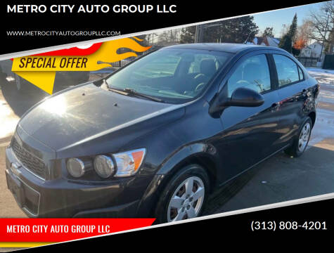 2014 Chevrolet Sonic for sale at METRO CITY AUTO GROUP LLC in Lincoln Park MI