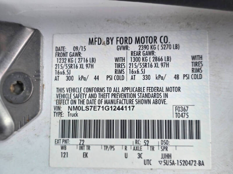 2016 Ford Transit Connect XL