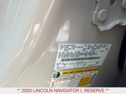 2020 Lincoln Navigator L Reserve