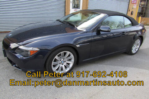 2007 BMW 6 Series for sale at Dan Martin's Auto Depot LTD in Yonkers NY
