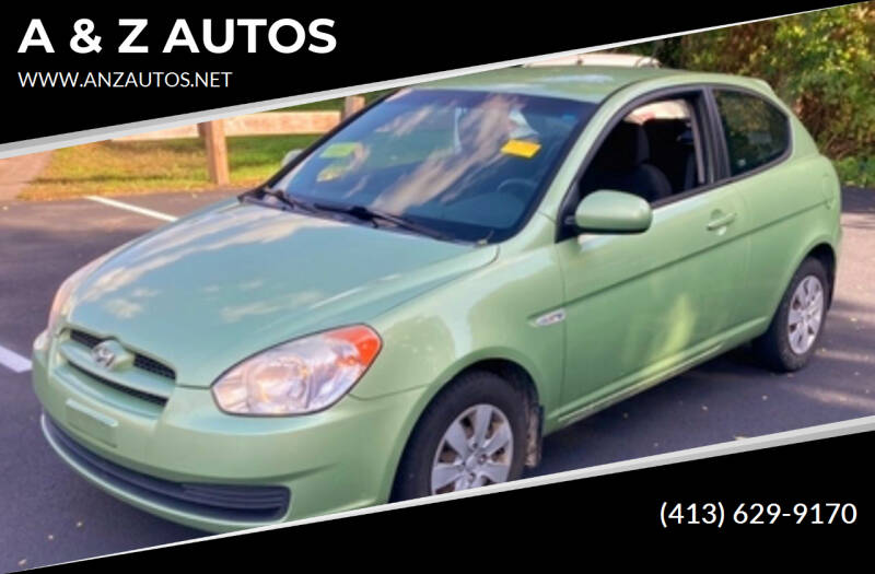 2010 Hyundai Accent for sale at A & Z AUTOS in Westfield MA