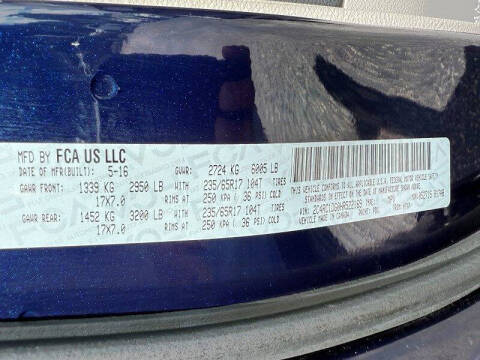 2017 Chrysler Pacifica Touring