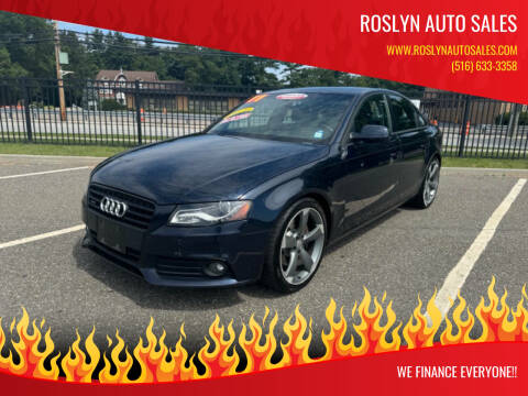 2011 Audi A4 for sale at Roslyn Auto Sales in Roslyn Heights NY