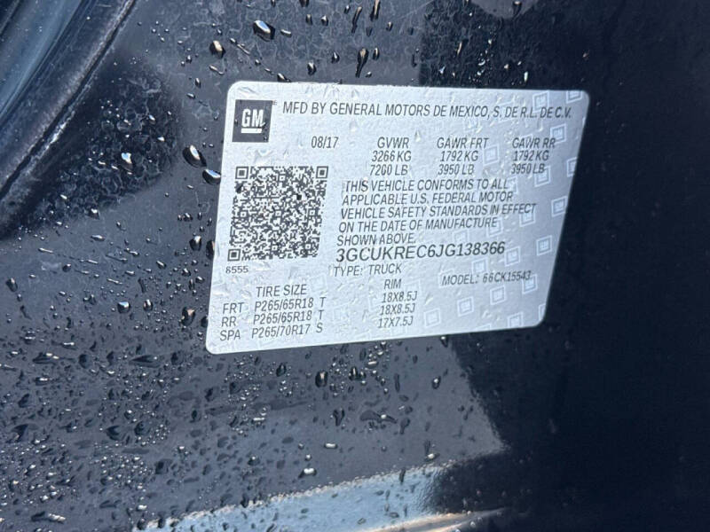 2018 Chevrolet Silverado 1500