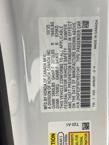 2026 Honda Civic Sport