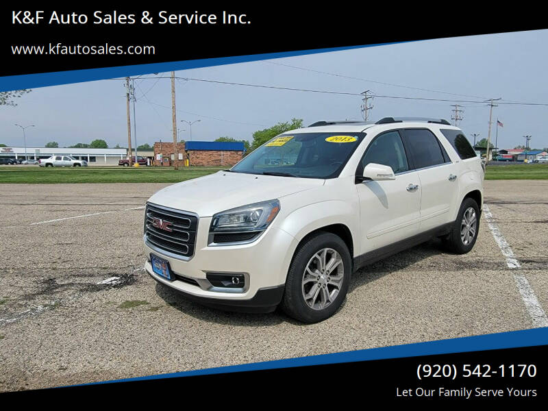 2013 GMC Acadia for sale at K&F Auto Sales & Service Inc. in Fort Atkinson WI