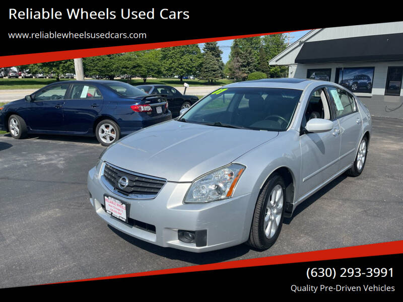 2007 Nissan Maxima for sale at Reliable Wheels Used Cars in West Chicago IL