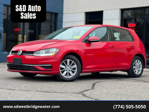 2019 Volkswagen Golf for sale at S&D Auto Sales in West Bridgewater MA