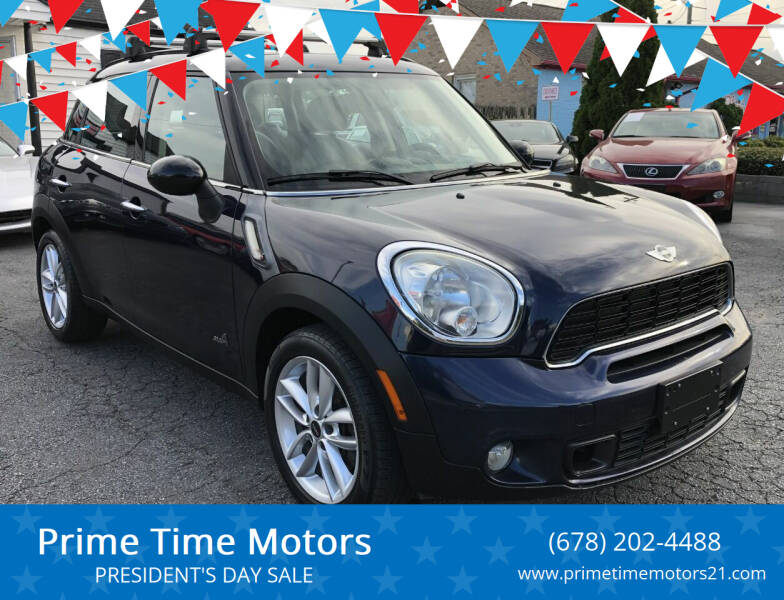 2011 MINI Cooper Countryman for sale at Prime Time Motors in Marietta GA