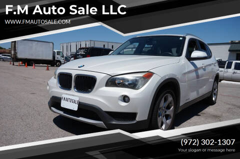 2013 BMW X1 for sale at F.M Auto Sale LLC in Dallas TX
