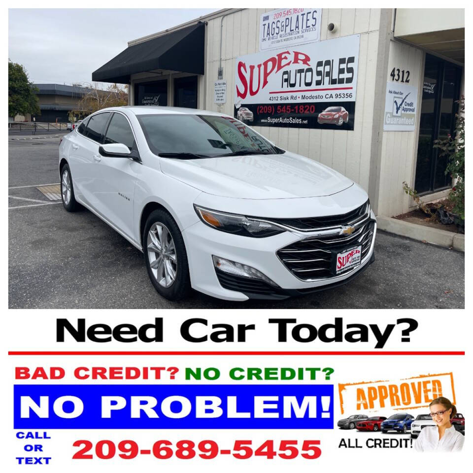 2020 Chevrolet Malibu for sale at Super Auto Sales Modesto in Modesto, CA