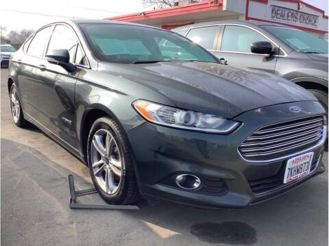 2015 Ford Fusion Hybrid for sale at Dealers Choice Inc in Farmersville CA