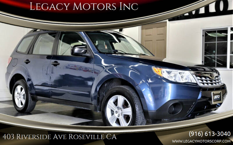2013 Subaru Forester for sale at Legacy Motors Inc in Roseville CA
