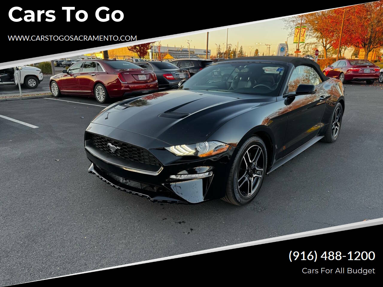 2018 Ford Mustang for sale at Cars To Go in Sacramento, CA