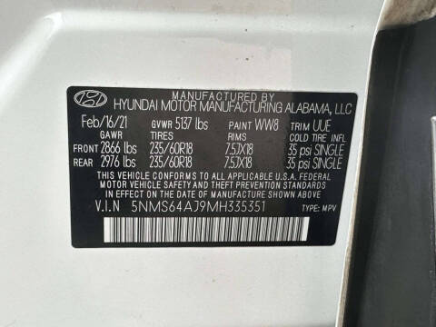 2021 Hyundai Santa Fe SEL
