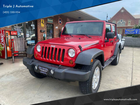2011 Jeep Wrangler Unlimited for sale at Triple J Automotive in Erwin TN