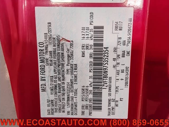 2007 Ford Mustang V6 Deluxe