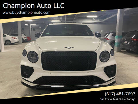 2022 Bentley Bentayga for sale at Champion Auto LLC in Quincy MA