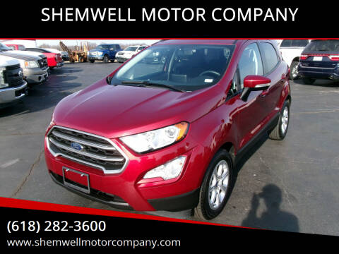 2020 Ford EcoSport for sale at SHEMWELL MOTOR COMPANY in Red Bud IL