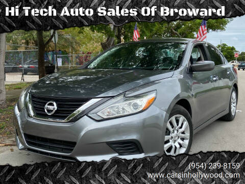 2016 Nissan Altima for sale at Hi Tech Auto Sales Of Broward in Hollywood FL