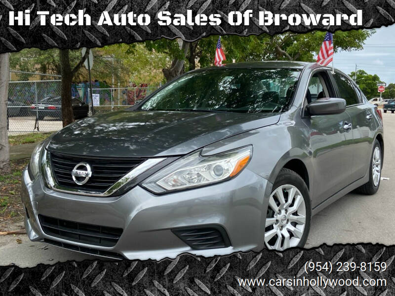 2016 Nissan Altima for sale at Hi Tech Auto Sales Of Broward in Hollywood FL