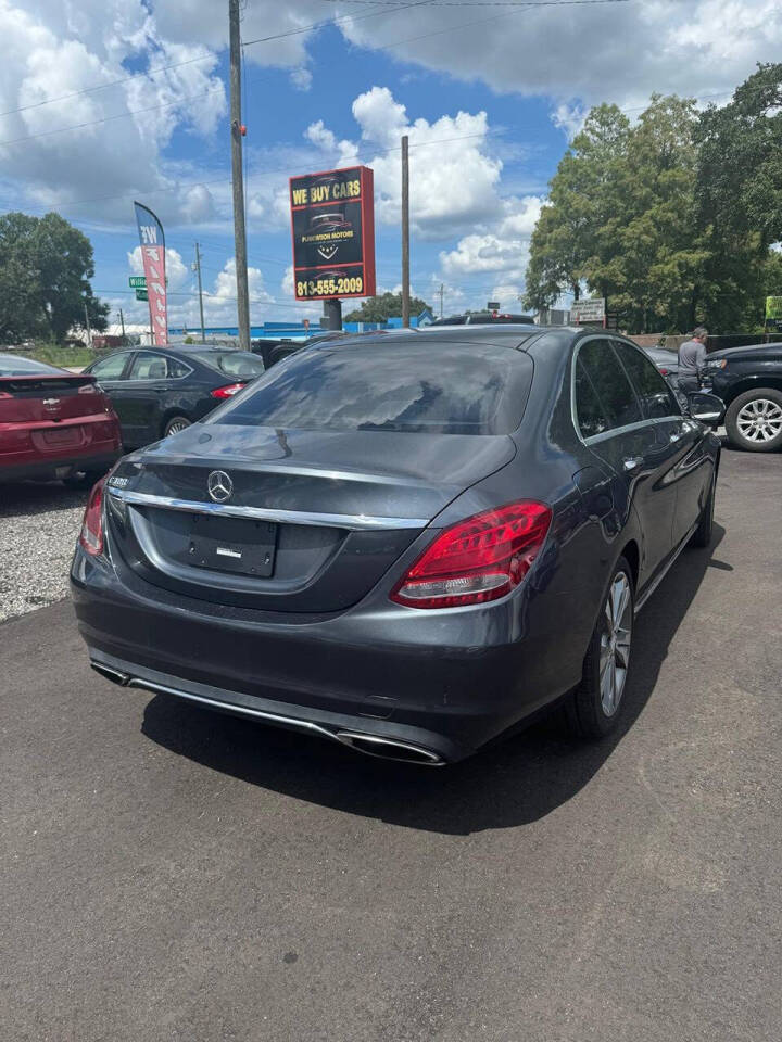 2015 Mercedes-Benz C-Class for sale at PLANTATION MOTORS in Tampa, FL