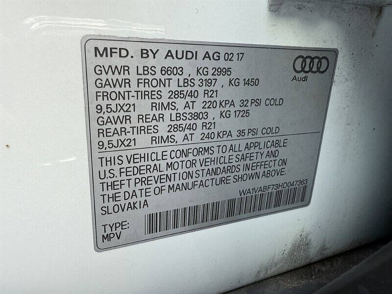 2017 Audi Q7 30