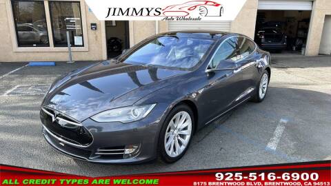 2016 Tesla Model S for sale at JIMMY'S AUTO WHOLESALE in Brentwood CA