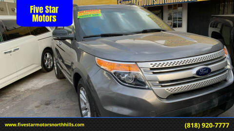 2014 Ford Explorer for sale at Five Star Motors in North Hills CA