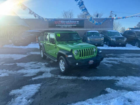 2018 Jeep Wrangler Unlimited for sale at Brothers Auto Group in Youngstown OH
