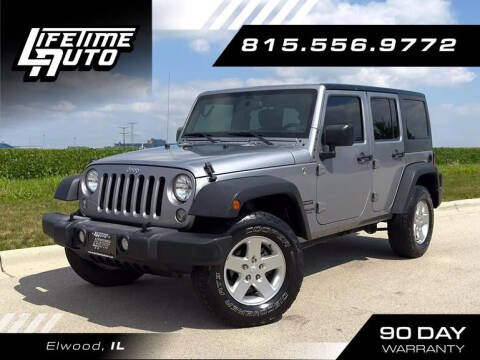 2016 Jeep Wrangler Unlimited for sale at Lifetime Auto in Elwood IL