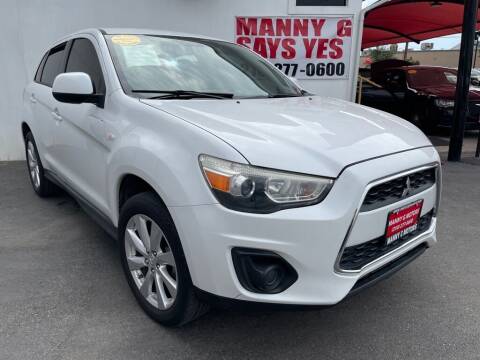 2015 Mitsubishi Outlander Sport for sale at Manny G Motors in San Antonio TX