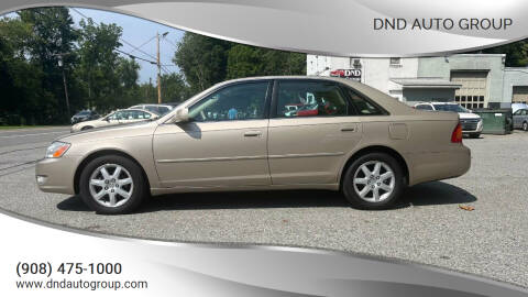 2000 Toyota Avalon for sale at DND AUTO GROUP in Belvidere NJ