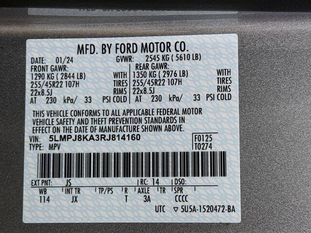 2024 Lincoln Nautilus Reserve