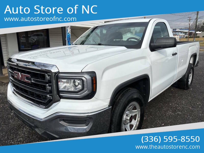 2018 GMC Sierra 1500 for sale at Auto Store of NC in Walnut Cove NC