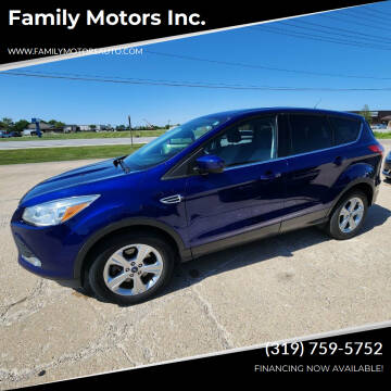 2016 Ford Escape for sale at Family Motors Inc. in Burlington IA