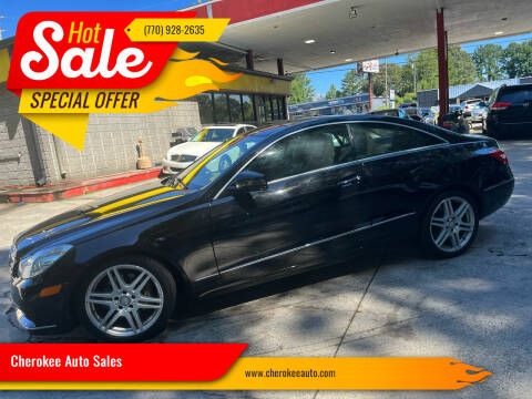 2011 Mercedes-Benz E-Class for sale at Cherokee Auto Sales in Acworth GA
