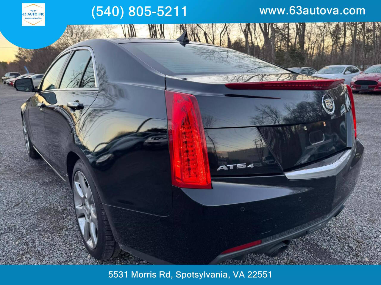 2013 Cadillac ATS for sale at 63 Auto Inc in Spotsylvania, VA