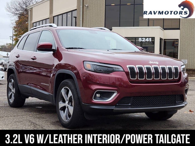 2019 Jeep Cherokee for sale at RAVMOTORS - CRYSTAL in Crystal MN